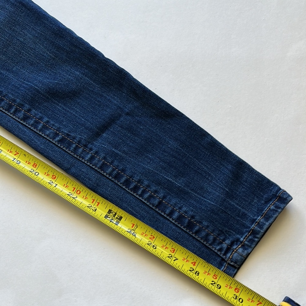 Seven7 Women's Skinny Jeans - Dark Blue Indigo - Picture 14 of 14